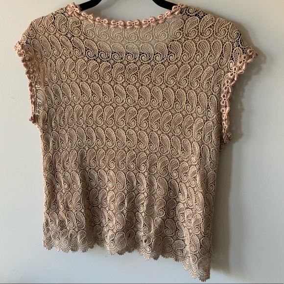 Short Sleeve Lace Top - Picture 5 of 13